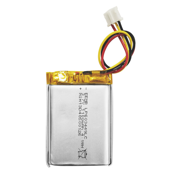 Аккумулятор литий-ионный EEMB LP603449LC 1100мАч 3.7V, морозостойкий (-40 ~ +60 С) с термистором NTC; сертифицирован ГОСТ, UL, UN 38.3